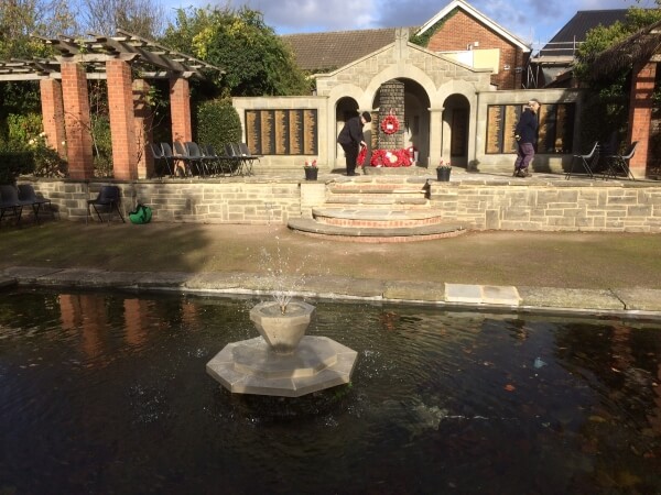 broomfield park remembrance garden overall view