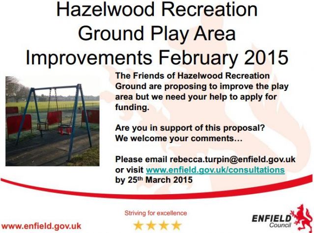 hazelwood rec playground improvements mar15