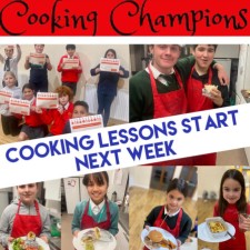 Back next week - cooking lessons for kids