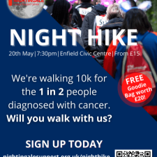 Enfield's biggest cancer walk is back!